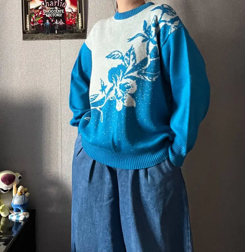 Свитер ‘холодное сердце’ 🩵