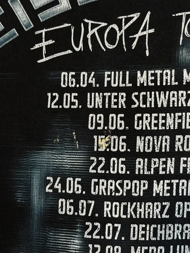 Футболка Eisbrecher ‘безумие атомного ледокола’ с туром 2018 года🧊 — фото 9