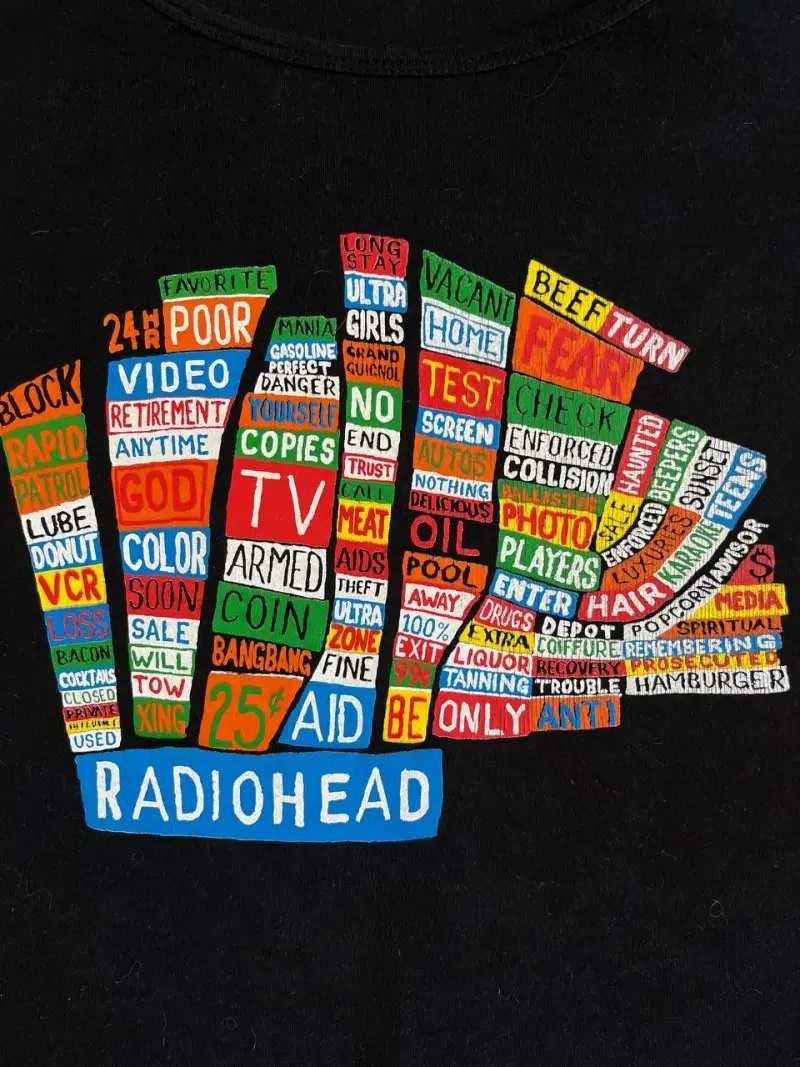 Футболка Radiohead ‘шумоголовый и молодой’ 🗣️ — фото 6