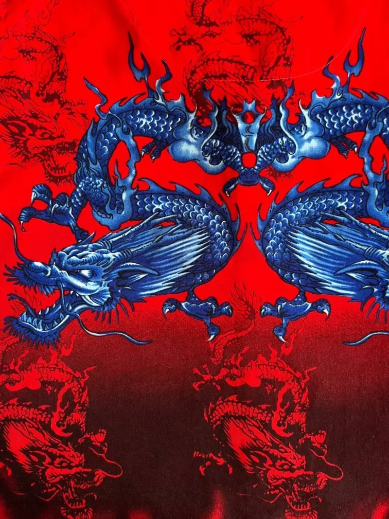 Рубашка в азиатском стиле ‘леденящая атака’ 🐉 — фото 6